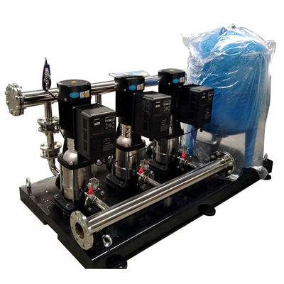Máy bơm nước tăng áp tần số Thiết bị cấp nước 1 chế độ chờ 1 khởi động .SS304 bơm vật liệu có đường ống và bình áp lực