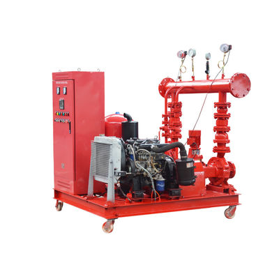 Gói máy bơm chữa cháy diesel 90HP 7.5KW Hệ thống máy bơm nước chữa cháy khẩn cấp