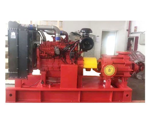 Hệ thống bơm nước chữa cháy khẩn cấp XBC Máy bơm chữa cháy chạy bằng động cơ diesel 700GPM