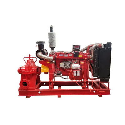 Hệ thống bơm nước chữa cháy khẩn cấp XBC Máy bơm chữa cháy chạy bằng động cơ diesel 700GPM