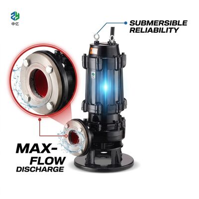 Giá tốt Trạm bơm nước thải Bơm chìm chống tắc nghẽn gang IP68 380V dành cho Nhà thầu đô thị Trung Đông online