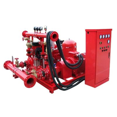Hệ thống máy bơm nước chữa cháy khẩn cấp 1000GPM 10Bar Nhiên liệu diesel 2950RPM