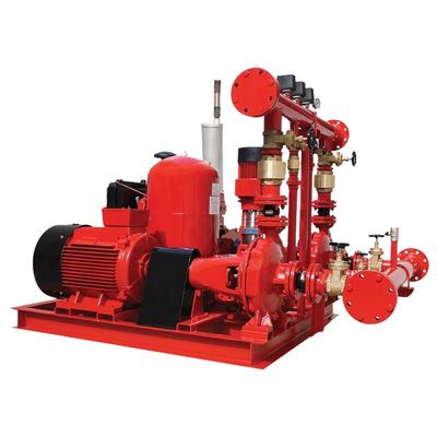 Hệ thống máy bơm nước chữa cháy khẩn cấp 1000GPM 10Bar Nhiên liệu diesel 2950RPM
