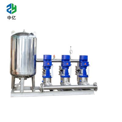 Good price Máy bơm nước tăng áp tần số Thiết bị cấp nước 1 chế độ chờ 1 khởi động .SS304 bơm vật liệu có đường ống và bình áp lực trực tuyến